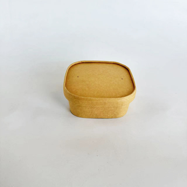 Paper Lid for Square Paper Bowl